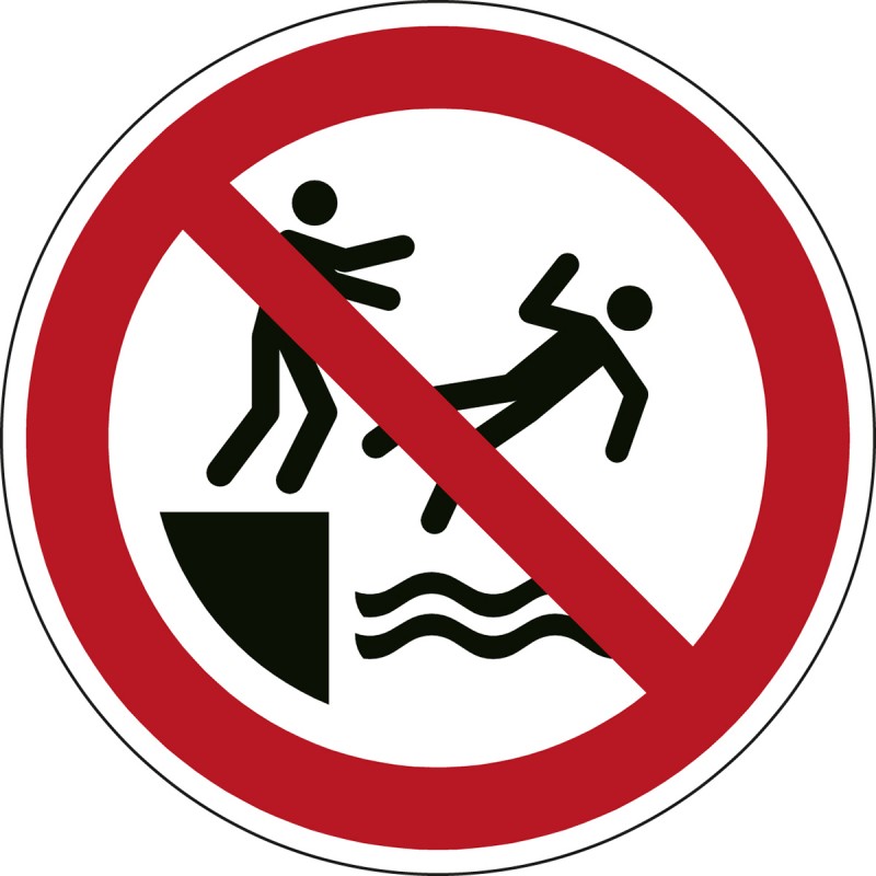P062 - Απαγορεύεται το σπρώξιμο στο νερό