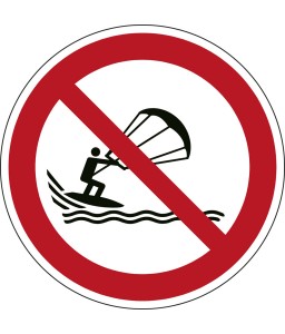 P065 - Απαγορεύεται το kite surfing