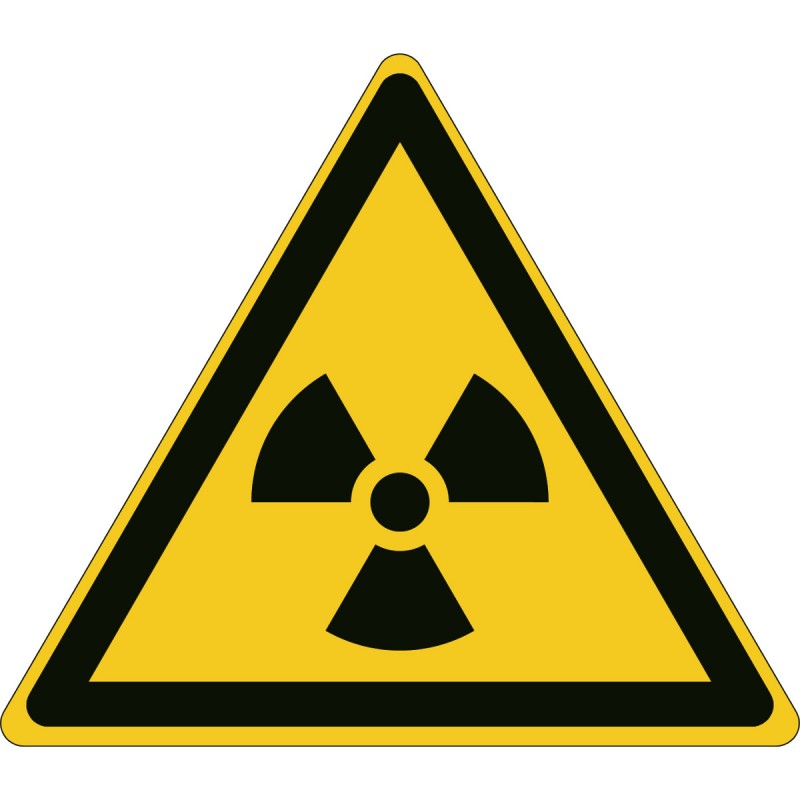 W003 - Προσοχή Ραδιενεργό υλικό ή ιοντίζουσα ακτινοβολία