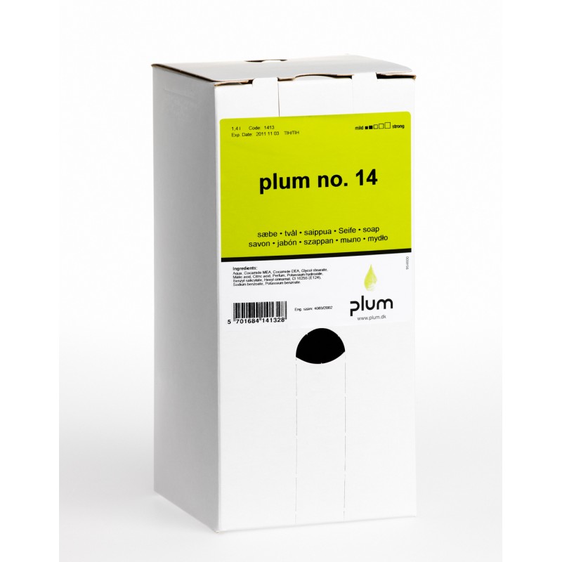 1413 Plum No. 14 Κρεμοσάπουνο 1.4 l Σακούλα σε Κουτί PLUM