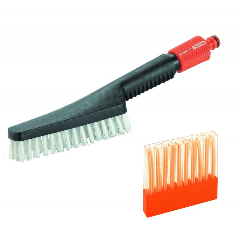 00990-20 Σετ Βούρτσα Χειρός Gardena με Σαπουνάκια CleanSystem