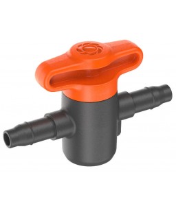 13217-20 Σύνδεσμος Gardena Micro-Drip 4,6mm με Βάνα