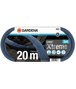 18470-20 Λάστιχο Gardena Υφασμάτινο Liano Xtreme 1/2"- 20m Σετ με ακροφύσιο & συνδέσμους