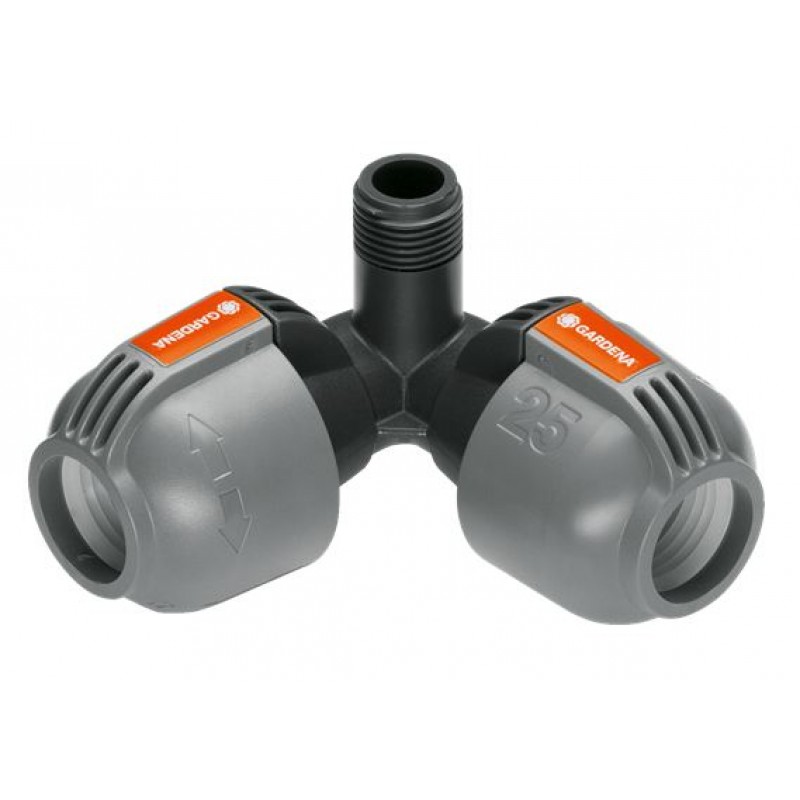02782-20 Σύνδεσμος Γωνίας Gardena SprinklerSystem 1/2", 25mm Αρσενικός