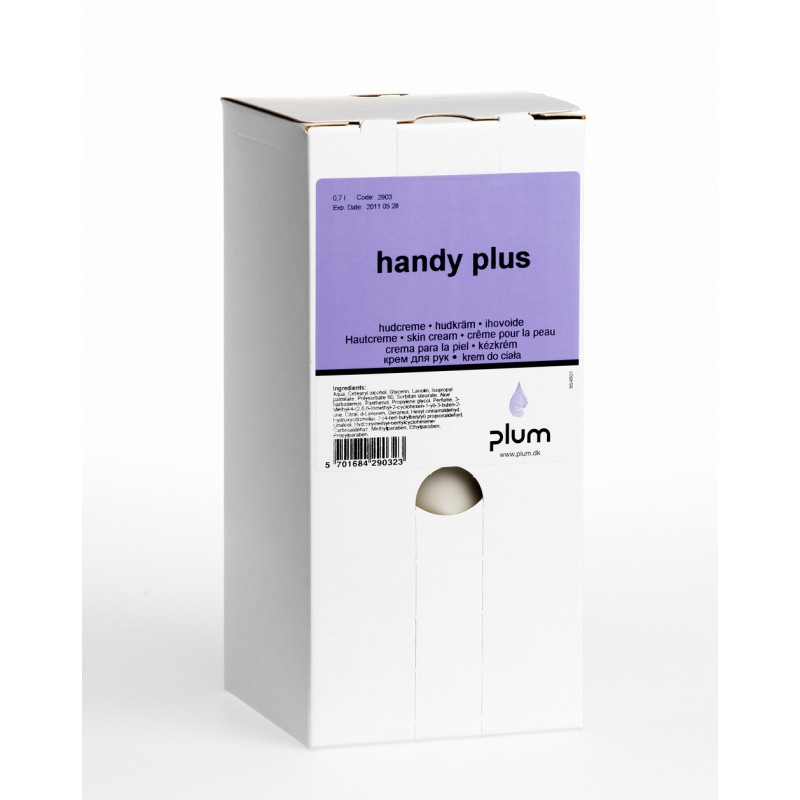 2903 Handy Plus Κρέμα περιποίησης χεριών μετά την Εργασία 0.7 l Σακούλα σε Κουτί PLUM