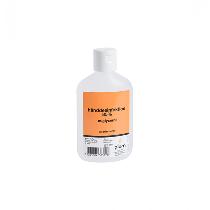 3851 Disinfector 85% Liquid Απολυμαντικό Χεριών 120 ml Μπουκάλι PLUM