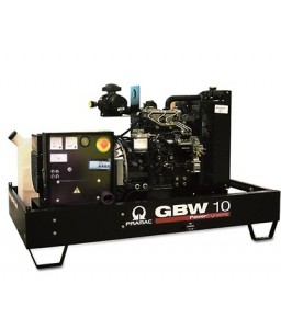 GBW 10 Y Ηλεκτρο - Γεννήτρια πετρελαίου ανοικτού τύπου 9,3 kVA MCP χειροκίνητο πίνακα ελέγχου (ALT.LI) PRAMAC