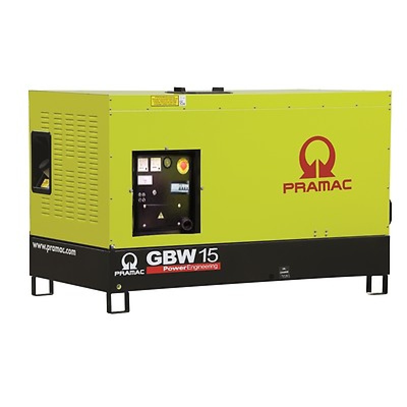 GBW 15 Y Ηλεκτρο - Γεννήτρια 14,3 kVA MCP χειροκίνητο πίνακα ελέγχου (ALT.Li) PRAMAC