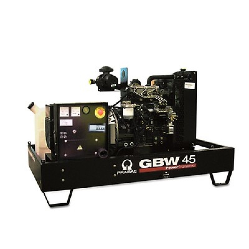 GBW 45 P Ηλεκτρο - Γεννήτρια πετρελαίου ανοικτού τύπου 48,0 kVA MCP χειροκίνητο πίνακα ελέγχου (ALT.M) PRAMAC