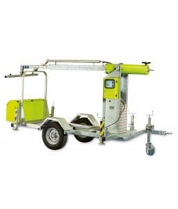 HLT Πύργος Φωτισμού με λάμπες αλογόνου 6x400W, Υδραυλική ανύψωση και τρέιλερ μεταφοράς (GSW10/15/22) PRAMAC