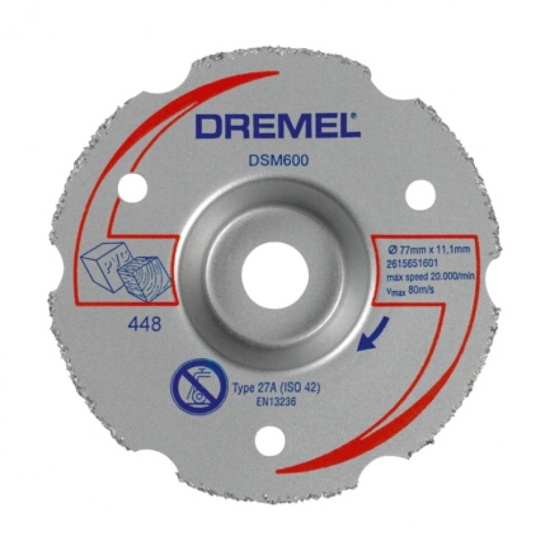 DSM600 - δίσκος κοπής πολλαπλών χρήσεων κουρμπαριστός DREMEL
