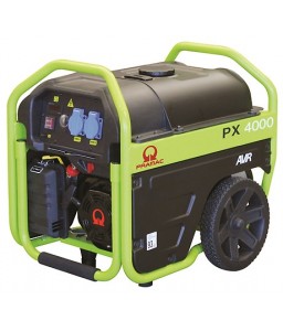 PX4000 Ηλεκτρο - Γεννήτρια Βενζίνης 1-Φασική 2,5 kVA με Χειρόμιζα και χειροκίνητο πίνακα ελέγχου + AVR (αυτόματο ρυθμιστή τάσης) PRAMAC OHV PRAMAC