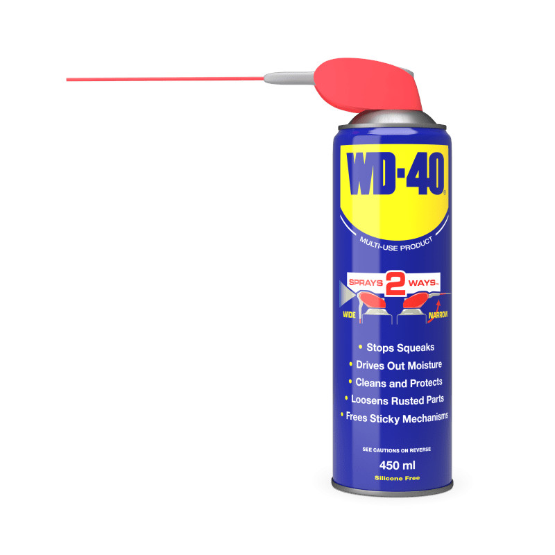 WD-40 Λιπαντικό - Αντισκωριακό με Διπλό σύστημα Ψεκασμού SMART STRAW 450ml WD-40 Λιπαντικό - Αντισκωριακό με Διπλό σύστημα Ψεκασμού SMART STRAW 450ml