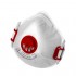 X 210 V FFP2 R D Μάσκα μιας χρήσης με βαλβίδα εκπνοής και ρυθμιζόμενα κεφαλοδέματα OXYLINE